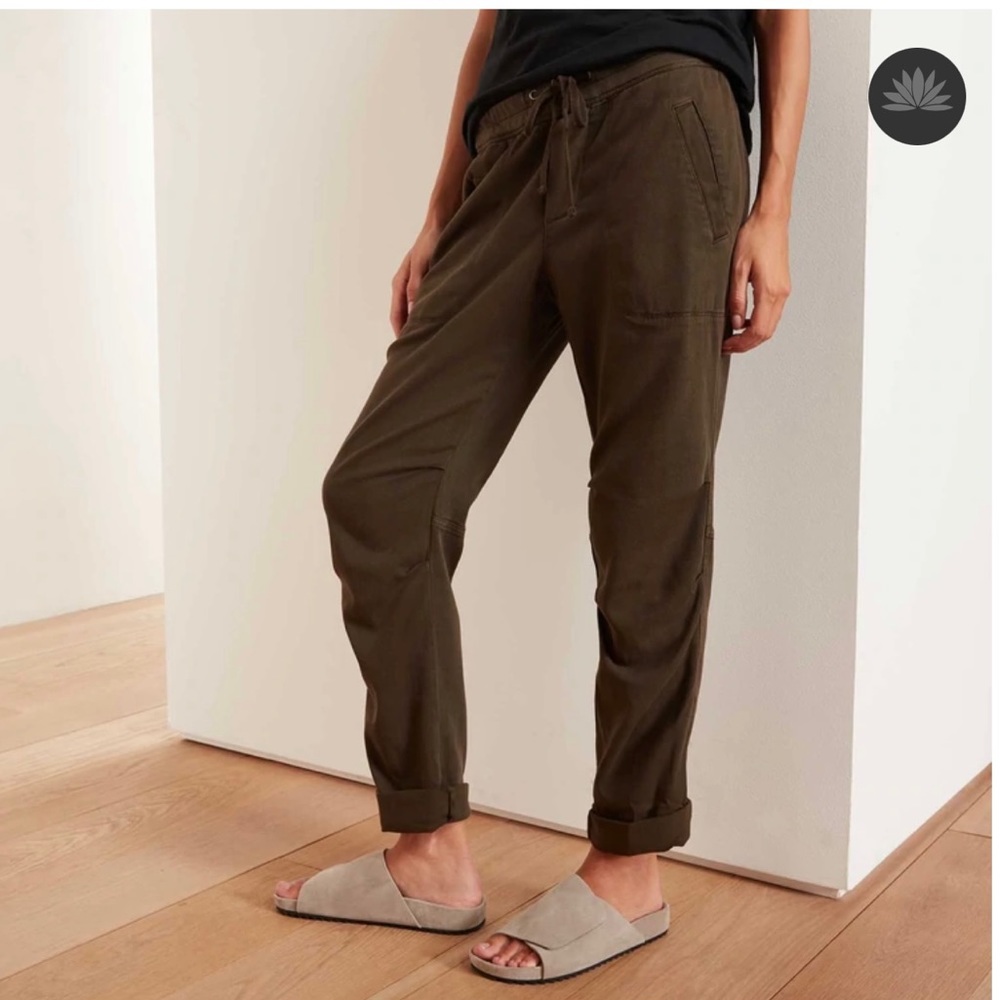 James Perse Utility Drape Pant, Color Army Green, Size 0 (XS)